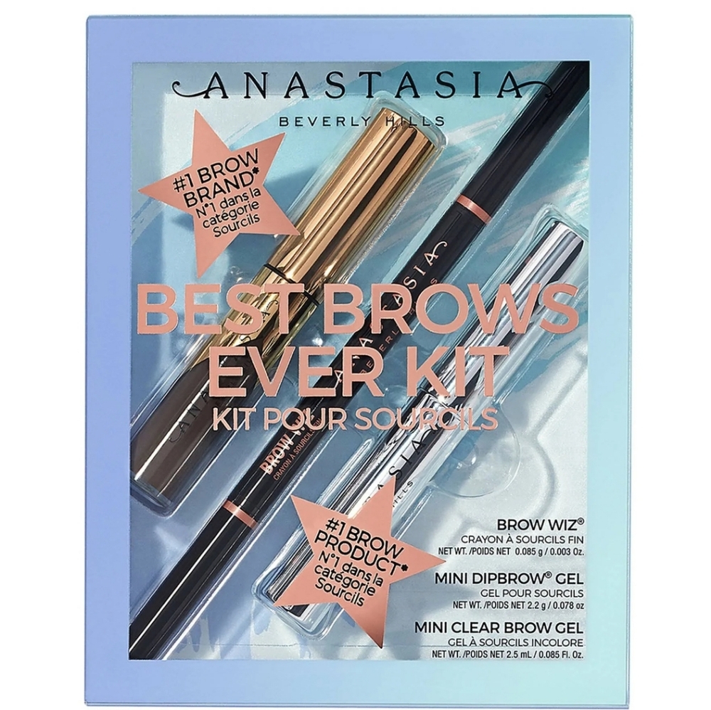 Anastasia Beverly Hills Best Brows Ever Kit Dark Brown NIB